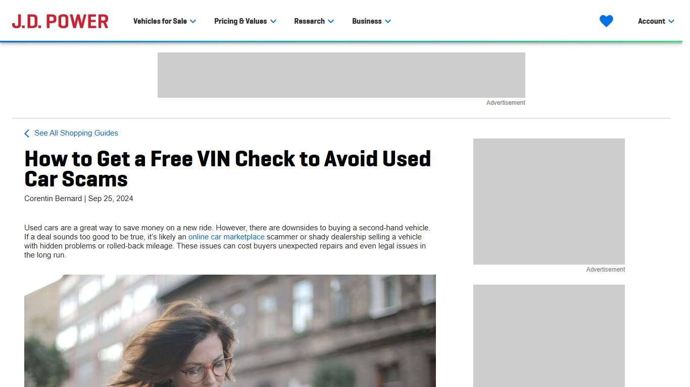 How to Get a Free VIN Check to Avoid Used Car Scams